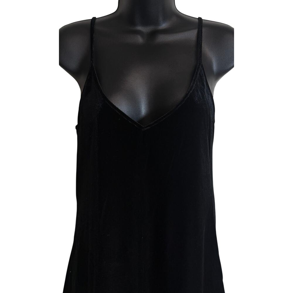Brandy Melville Women Bodycon One Size Small Velvet Mini Stretch Sexy EUC - Picture 2 of 6